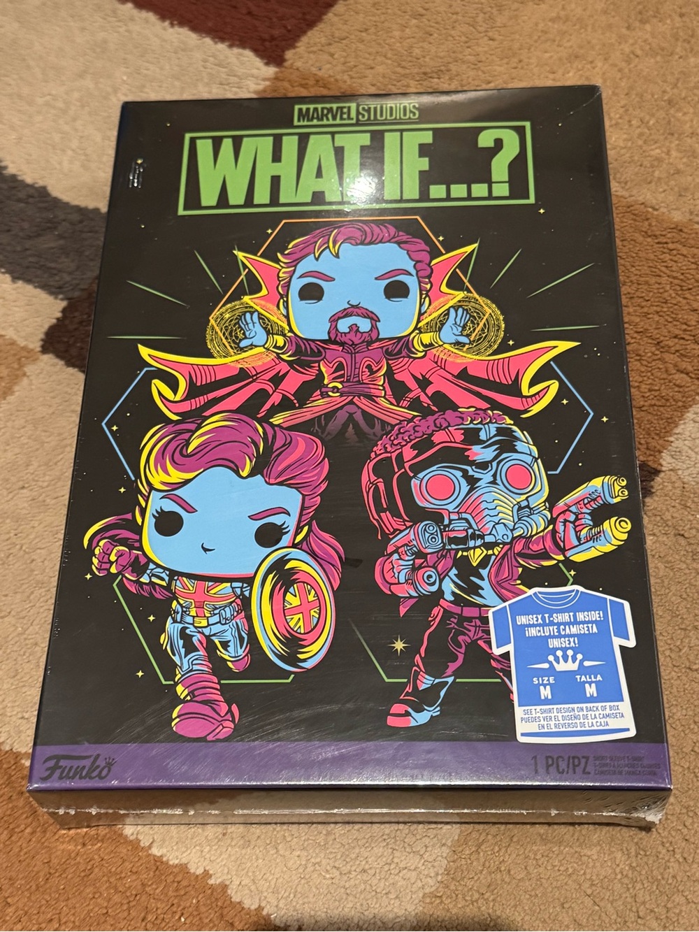 Marvel What If Funko Pop T-Shirt Box Set